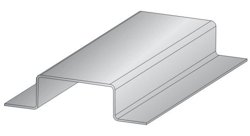 Профиль крепежный шляпный ST КПШ 80*20*3000 1,2мм