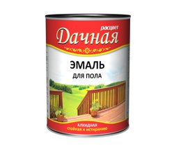 Эмаль ПФ-266 желто-коричневая 0,9кг Дачная Расцвет 3341