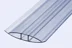 Профиль соединительный (для поликарбоната) Н образный 4-6мм/6000 мм прозрачный
