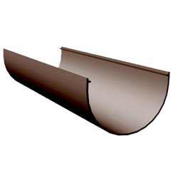 Желоб водосточный L=3м.п., D=120, 65мм Docke Premium шоколад