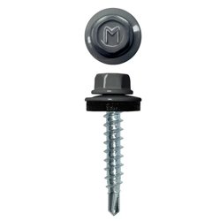 Саморез кровельный 4,8x70 сверло №1 (мокрый асфальт) RAL 7024 (уп 100шт) DAXMER