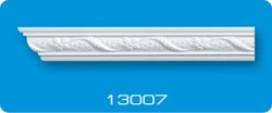 Плинтус потолочный ФОРМАТ 13007 инжекционный белый 1,3 м