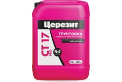 Грунт глуб.проникновения CERESIT CТ 17 Pro для внутренних и наружных работ 10 л