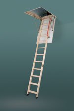 Лестница деревянная складная LWK 160 кг,120х70,280 см