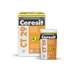 Штукатурка цементная CERESIT CТ 29 высокопрочная 25 кг
