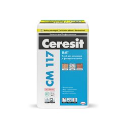 Клей плиточный CERESIT CM 117 для клинкера и фасадного камня 25 кг