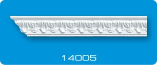 Плинтус потолочный ФОРМАТ 14005 инжекционный белый 1,3 м
