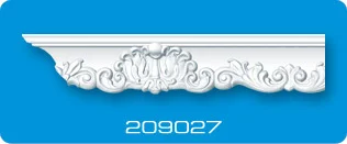Плинтус потолочный ФОРМАТ 209027 инжекционный белый 2,0 м инд.упаковка