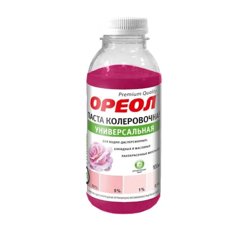 Паста колеровочная универсальная ОРЕОЛ розовый 100мл