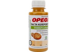Паста колеровочная универсальная ОРЕОЛ желто-коричневый 100мл