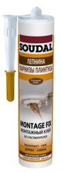 Клей СОУДАЛ акриловый 50А Монтаж Фикс 280 мл ( Т-ра перевозки не ниже +5град)