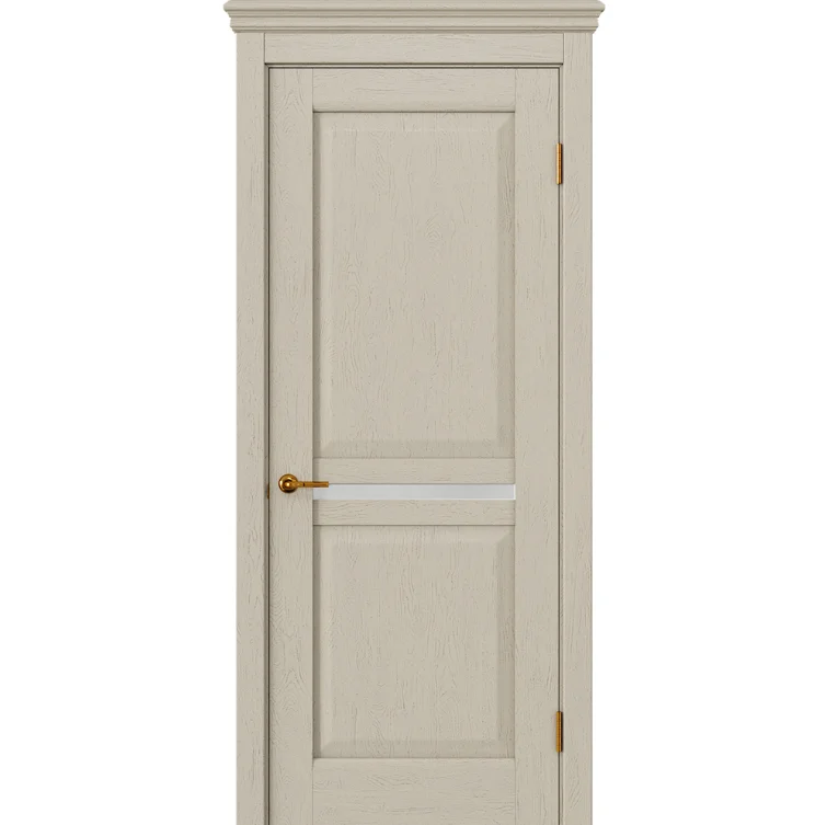 Дверь CREDA MODERNO (Афина) глухая белен. массив дуба 2000х900