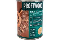 Лак яхтный полуматовый EMPILS PROFIWOOD атмосферостойкий алкидно-уретановый 2,4 кг