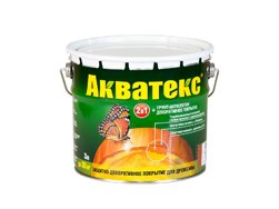 Основа алкидная Акватекс 2 в 1 - рябина 3л УФ-защита, влажн. древесина 40%