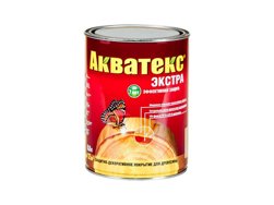 Основа алкидная Акватекс ЭКСТРА 0,8л (груша) двойная УФ-защита, воск, масло, нанесение на олифу