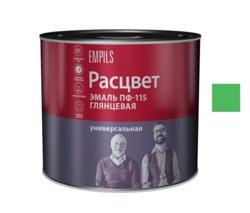 Эмаль ПФ-115 салатовая 1,9кг ТЗ РАСЦВЕТ ГОСТ 6465-76