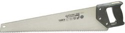 Ножовка по дереву 450мм, шаг 5мм/5 TPI, STAYER Тайга, пластиковая ручка, прямой крупный зуб
