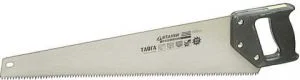 Ножовка по дереву 500мм, пластиковая ручка, прямой крупный зуб, 5 TPI (5мм), Stayer Тайга