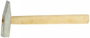 Молоток 500г, НИЗ, слесарный оцинкованный с деревянной рукояткой