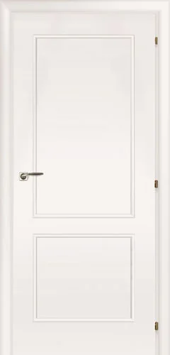 Дверь MARIO RIOLI SALUTO 220 глухая 81,5 ПРАВАЯ WC/ХРОМ белый