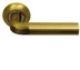 Ручка дверная ARCHIE SILLUR 96 S.GOLD/BR золото матовое/антич. бронза