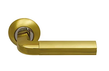 Ручка дверная ARCHIE SILLUR 96 S.GOLD/P.GOLD золото матовое/золото