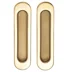 Ручка для раздвижной двери ARCHIE SILLUR A-K05-V0 P.GOLD/S.GOLD золото (2шт)