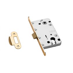 Замок механические под цилиндр врезные ARCHIE LP 5112CL B латунь