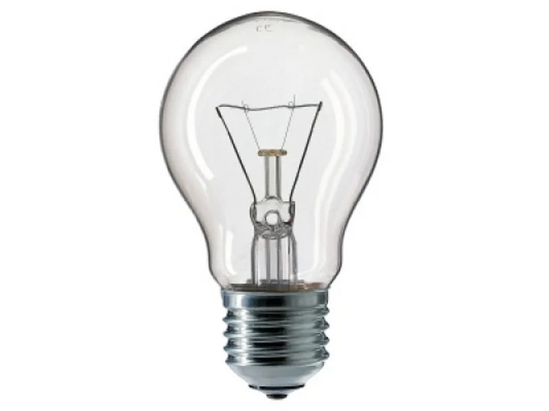 Лампа накаливания 75W E27 230V Шар прозрачный ЛОН