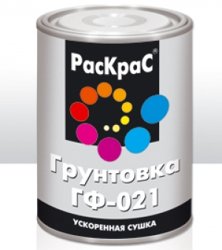 Грунтовка ГФ-021 светло-серая 23кг РАСКРАС