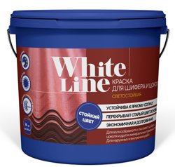 Краска ВД для шифера красно-коричневая WL 14кг