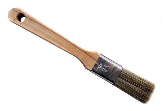 Кисть плоская 25мм смешанная щетина, деревянная ручка, Лазурный Берег КФ-25*12-D5 Orel