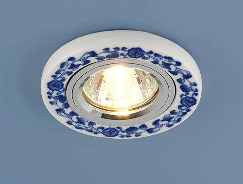 Светильник точечный Elektrostandard - 9035 керамика MR16 бело-голубой (WH/BL)