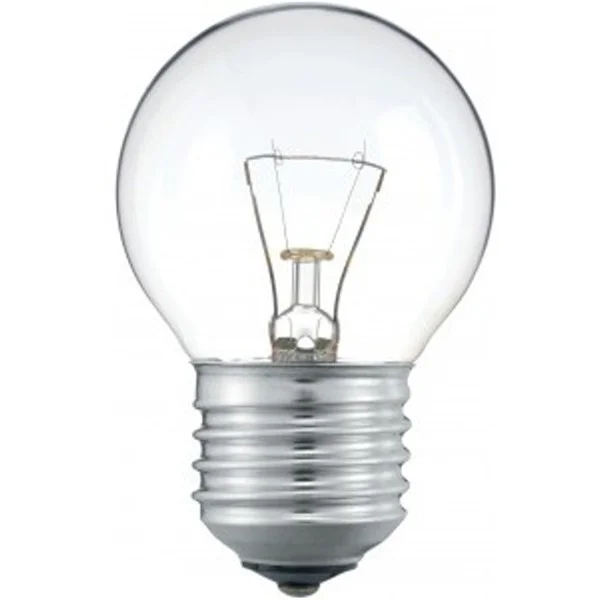 Лампа накаливания 60W E27 230V Шар прозрачный ЛОН