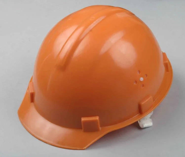 Каска защитная ЗУБР с тканевой амортизационной вставкой, цвет оранжевый
