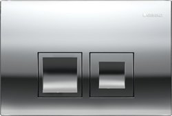 Клавиша GEBERIT DELTA 50 хром глянцевый