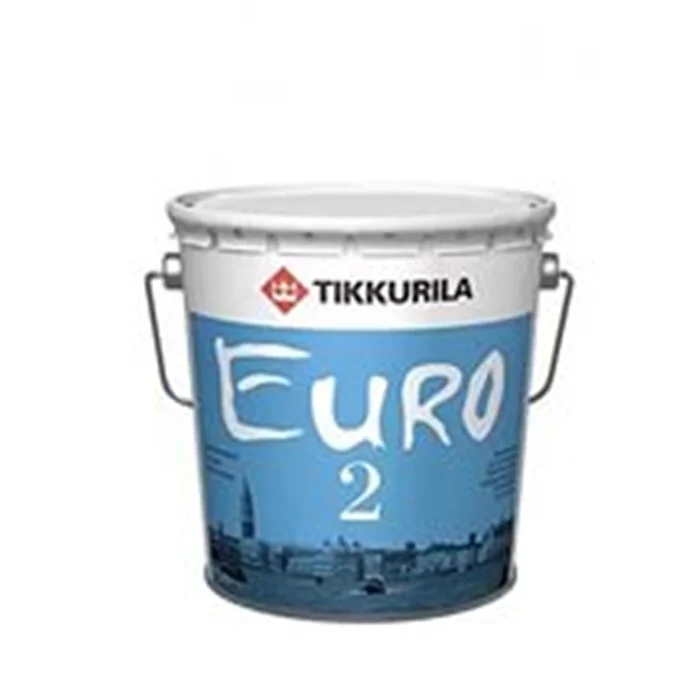 Краска ВД интерьерная глубокоматовая белая Tikkurila EURO 2 9л
