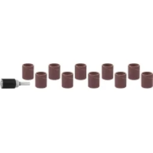 Цилиндр STAYER шлифовальный абразивный, с оправкой, d 18,7мм, Р 80/120, 10шт