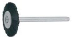 Щетка ЗУБР радиальная, нержавеющая сталь, на шпильке, d 20x 3,2мм, L 42мм