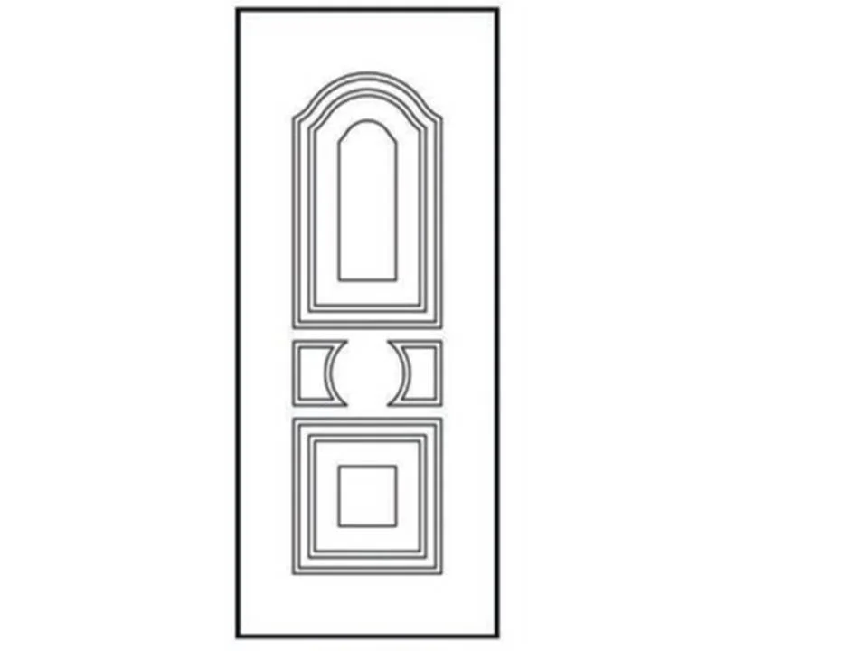 Дверь КАПЕЛЬ Нарцисс 800*2000мм орех итальянский (полотно, врезка под замок)