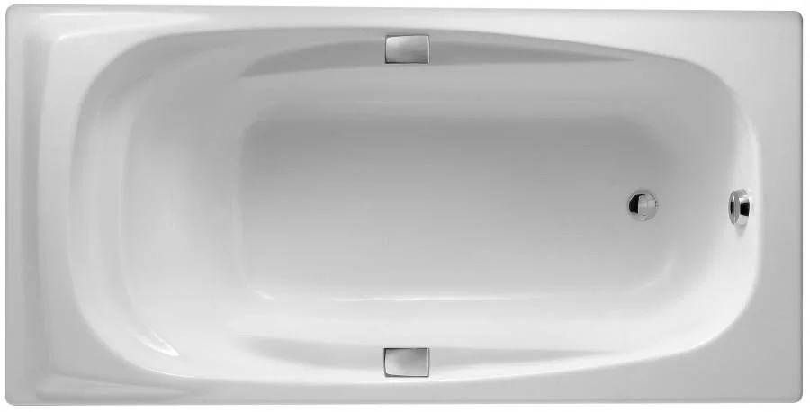 Ванна чугунная JACOB DELAFON SUPER REPOS 180x90 с отверстиями для ручек