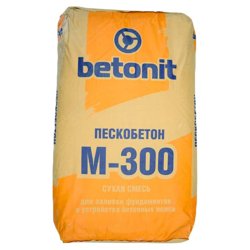 Сухая смесь М-300 пескобетон 25 кг БЕТОНИТ