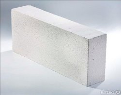 Газобетонный блок 125х250х600 мм D500 / B3.5 / F100 Эко 0,01875 м3