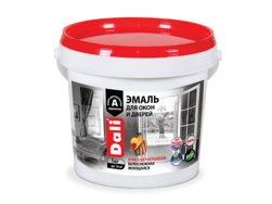 Эмаль DALI для окон и дверей сверхпрочная, моющаяся 1 кг ( Т-ра перевозки не ниже +5град)