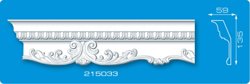 Плинтус потолочный ФОРМАТ 215033 инжекционный белый 2,0 м