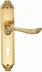Ручка дверная ARCHIE GENESIS ACANTO на длинной накладке под цилиндр (CL) матовое золото