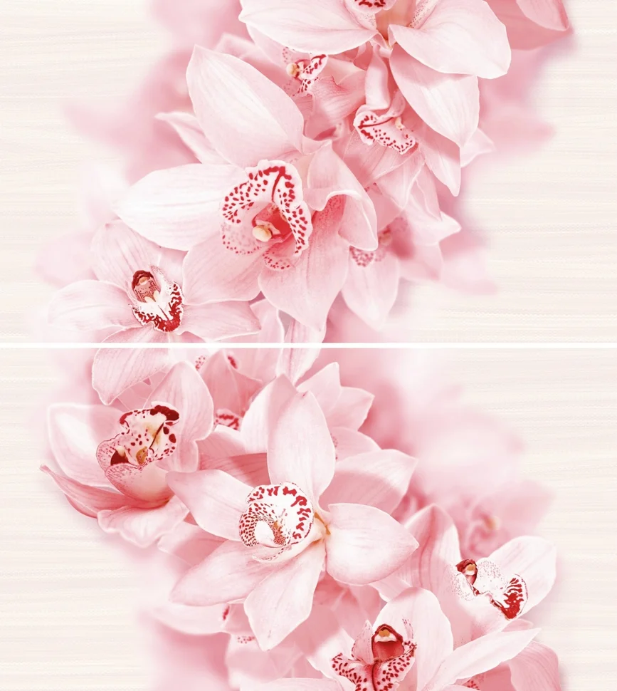 Плитка GLOBAL TILE Aroma розовый декор-панно 45*50 (2шт) арт.1605-0002