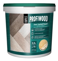 Лак паркетный глянцевый EMPILS PROFIWOOD износостойкий акриловый 2,5 кг 9037/2774