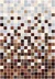 Плитка КЕРАМИН Гламур 3С коричневый микс стена 27,5*40