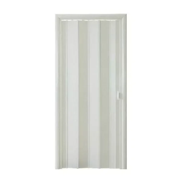 Дверь пластиковая Майами-стиль (глухая), раздвижная &quot;гармошка&quot; (840*2050мм) серый ясень